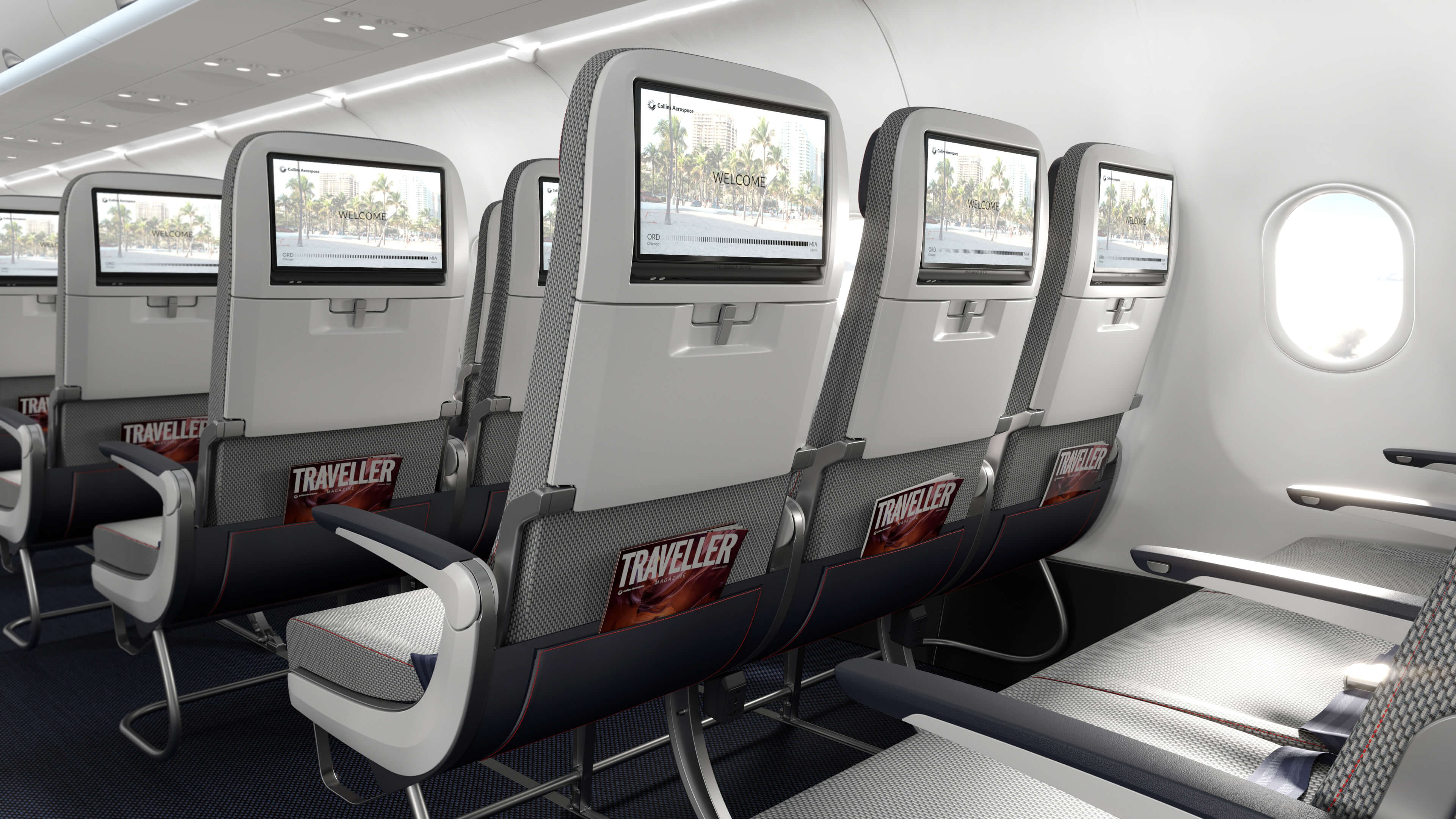 Collins Aerospace reveals HELIX main cabin seats